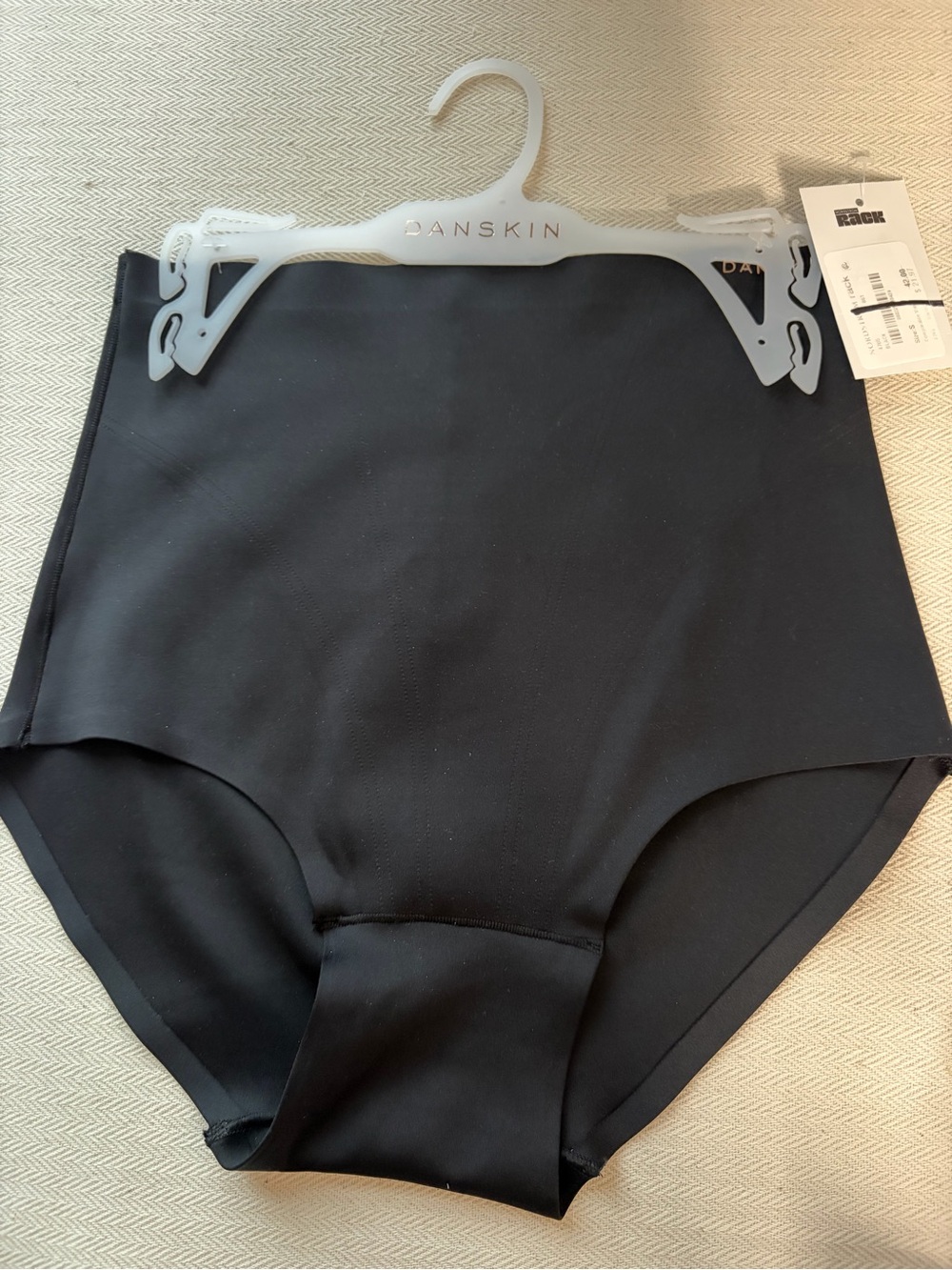 Danskin High Waist Shaping Brief Panty Black Size Small